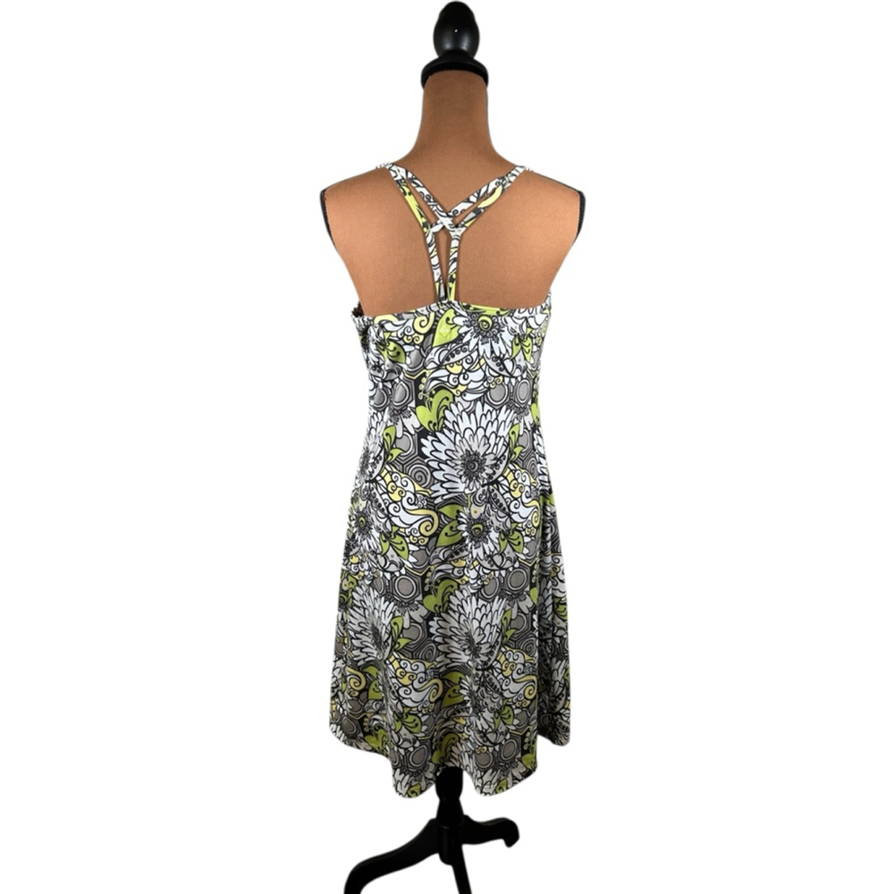 Prana Breathe Strappy Back Floral Athletic Dress S - Picture 3 of 10